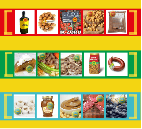 Productos con DO-IG-ETG Turcos