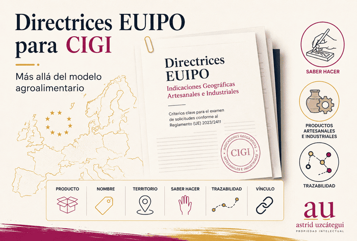 Directrices EUIPO IGAI: guía de lectura